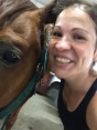 essai selfie Val et cheval